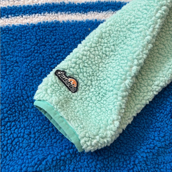 Chubbies Mint and Gray Sherpa Hoodie SEE PICTURES - Picture 2 of 9